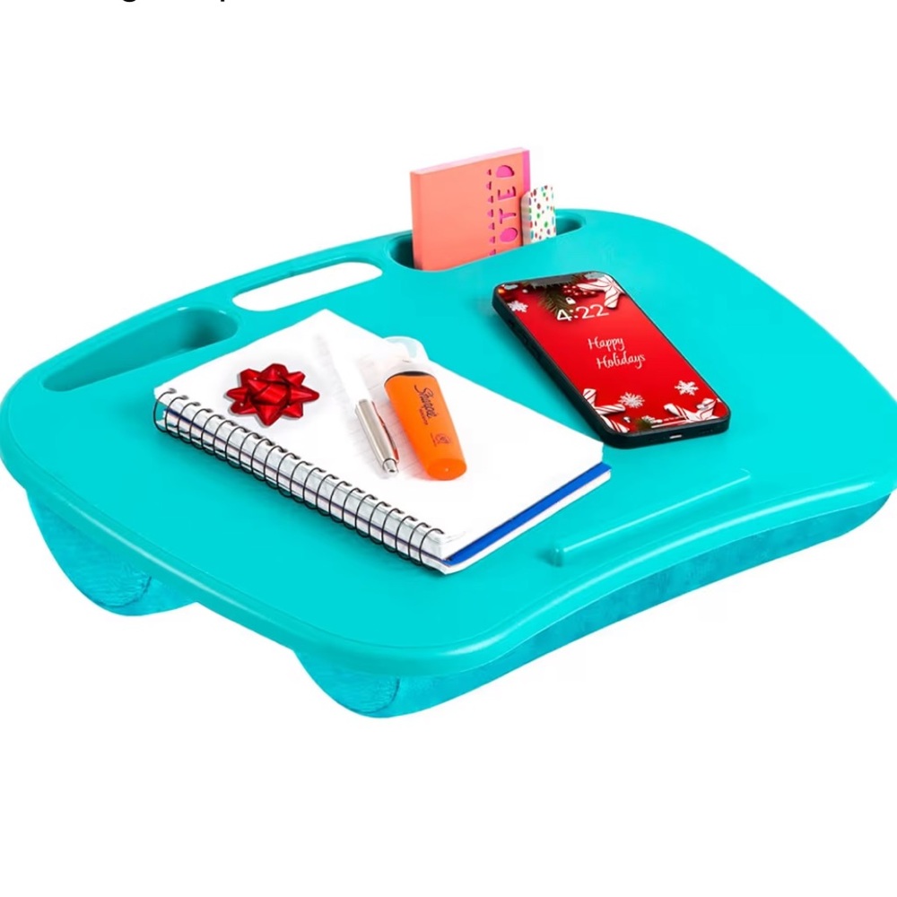 Portable Turquoise Lap Desk